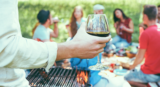 wine and bbq