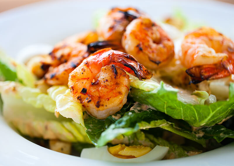 Easter BBQ recipes - BBQ shrimp salad